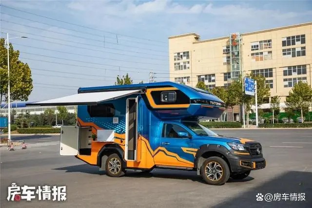 宇通新款皮卡房车来啦！2.3T柴油机+8AT四驱带后锁，越野旅行兼得