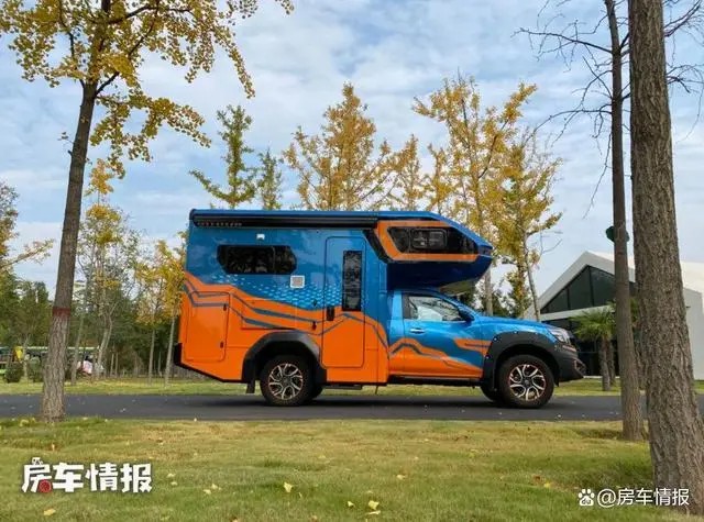 宇通新款皮卡房车来啦！2.3T柴油机+8AT四驱带后锁，越野旅行兼得
